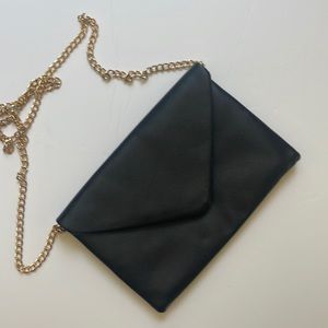 A New Day Black Cross Body with Gold Chain - NWOT!!